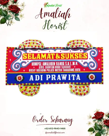 Papan Bunga Ucapan Selamat Kutawaru