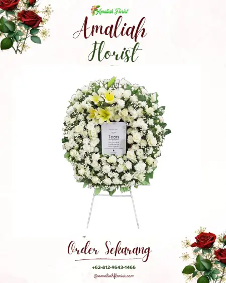 Krans Bunga Duka Kutawaru